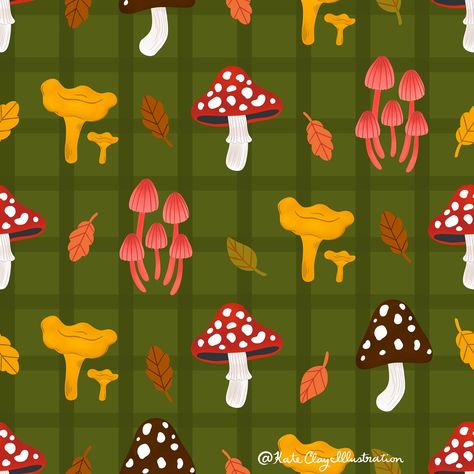 A little something for my fellow fall mushroom lovers Do you like the mushroom aesthetic? This pattern is available in multiple color-ways on @spoonflower and is also, available for licensing #spoonflowermakers #artlicensing #artforlicense #artforproducts #aboutpattern #surfacedesigncommunity #artistswholicense #textiledesignersofinsta #textiledesigner #fabricdesigner #mushroomfabric #surfacepatterncommunity Mushroom Aesthetic, Color Ways, The Mushroom, Art Licensing, Multiple Color, Surface Pattern Design, Surface Pattern, Surface Design, Textile Design