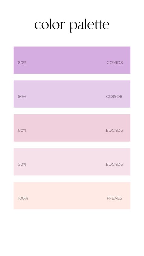 #purple #lavanda #pink #color #colour #palette Pastel Purple Palette, Light Purple Color Palette, Pink And Purple Color Palette, Roxo Aesthetic, Paint Color Pallets, Aesthetic Highlight Covers Instagram Pink, Lavender Color Palette, Nude Color Palette, Purple Color Palette