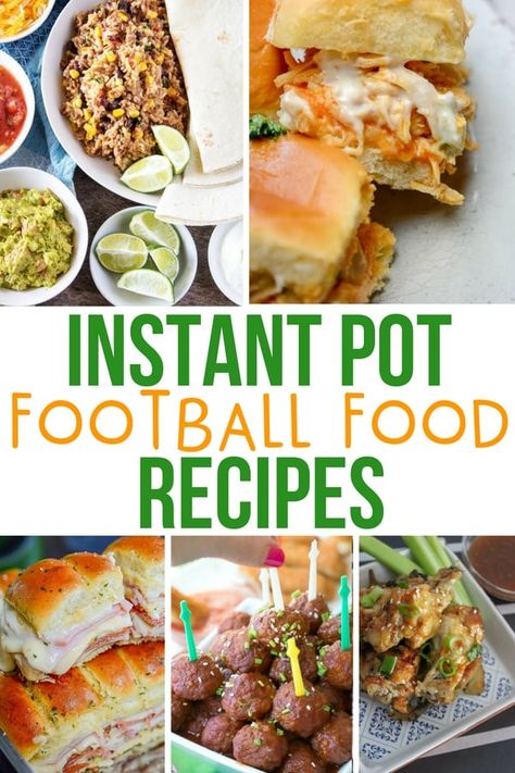 Football Foods, Slider Sandwiches, Bowl Party Food, Party Dips, Tailgate Food, Instant Recipes, Instant Pot Dinner Recipes, Football Food, Instapot Recipes