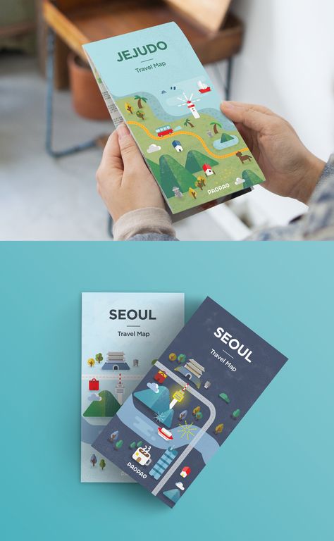 Jin Young Park on Behance Travel Cover Design, Tourism Brochure Design, Booklet Cover Design, Park Brochure, Travel Guide Book Design, Booklet Design Layout, Graphic Design Book Cover, Map Brochures, Travel Book Design