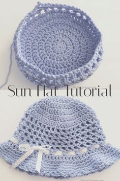 Crochet Baby Sun Hat Free Pattern, Crochet Summer Hats Kids, Crochet Spring Hats Free Pattern, Crochet Bucket Hat Baby, Crochet Beach Hats Free Pattern, Crochet Girls Hats Free Pattern, Crochet Sunhats Free Pattern, Baby Sun Hat Pattern Free, Baby Hats Crochet Free Pattern