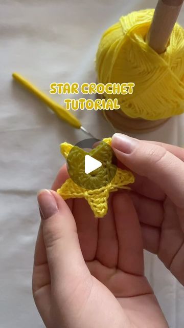 Crochet Pattern Design on Instagram: "_ Star crochet tutorial ⭐️ . . . #crochet #crocheting #crochettutorial #tutorial #reels #star #handmade #palermo" Star Handmade, Crochet Star Patterns, Star Crochet, Crochet Stars, Little Christmas Trees, Crochet Girls, Tutorial Crochet, Christmas Crochet Patterns, July 16