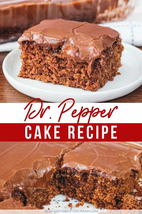 Texas Sheet Cake Dr Pepper, Dr Pepper Brownies From Scratch, Chocolate Dr Pepper Cake, Doctor Pepper Cake, Dr Pepper Poke Cake, Dr Pepper Sheet Cake Recipe, Dr Pepper Chocolate Cake, Dr Pepper Texas Sheet Cake, Dr Pepper Recipes