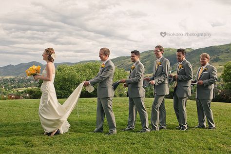 Fun picture of the bride and groomsmen! | Kokoro Photography Bride And Groomsmen, Groomsmen Wedding Photos, Groomsmen Pictures, Wedding Photography Checklist, The Manor House, Bride Pictures, Bride Groom Photos, Funny Wedding Photos, Wedding Photography Bride