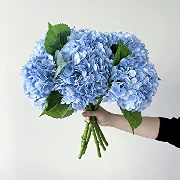 Amazon.com: Diy Flores, Fleurs Diy, Hydrangea Bouquet, Long Flowers, Silk Hydrangeas, Green Hydrangea, Artificial Hydrangeas, Hydrangea Flowers, Silk Flowers Wedding