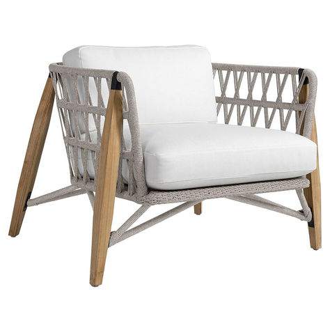 Relax in style with the Palecek Lucerne Coastal White Performance Grey Woven Rope Teak Outdoor Lounge Chair. This durable, elegant chair combines coastal charm with modern design, perfect for any outdoor setting. Golden Brown Color, Coastal White, Outdoor Lounge Chairs, Outdoor Furniture Chairs, Natural Teak Wood, Woven Chair, Outdoor Lounge Chair, Elegant Chair, Patio Lounge Chairs