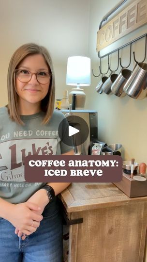 10K views · 588 reactions | What is a breve? 🤎

Recipe👇🏼
-2 shots of espresso
-4 oz 1/2 & 1/2
-ice

#breve #brevelatte #cafebreve #cafeathome #barista #howitsmade #coffeeshops #coffeeathome #ambriadrinkscoffee #espressomachine #breville | Ambria Warnell | ambriadrinkscoffee · Original audio Toasted Marshmallow Syrup, Marshmallow Syrup, Dark Chocolate Sauce, Luke's Coffee, Café Mocha, Nespresso Machine, Mocha Latte, Vanilla Latte, Latte Recipe