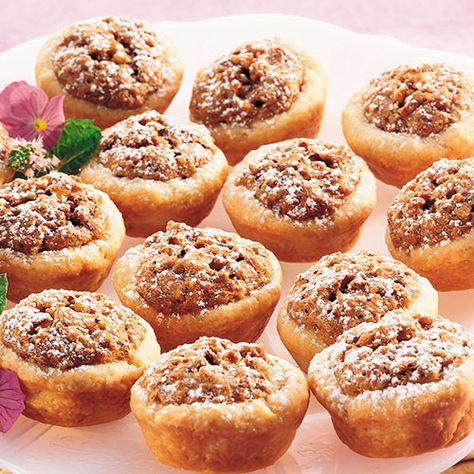 Pecan+Tassies+-+The+Pampered+Chef® Top Desserts, Pecan Tassies, Pecan Tarts, Pampered Chef Recipes, The Pampered Chef, Mini Tart, Mini Muffin Pan, Thumbprint Cookies, Desserts Recipes