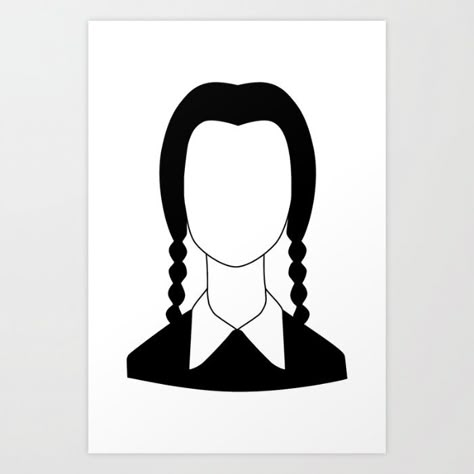 Wednesday Addams Wednesday Addams Cover Photo, Wednesday Addams Bujo, Wednesday Adams Silhouette, Wednesday Addams Doodle Art, Wednesday Addams Flash Tattoo, Wednesday Addams Inspired Tattoo, Wednesday Addams Outline, Wednesday Adams Illustration, Wednesday Tattoo Addams