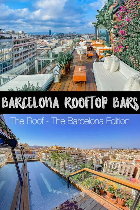 rooftop bars in barcelona views Barcelona Rooftop Bar, Barcelona Rooftop, El Born Barcelona, Barcelona Bars, Spain Itinerary, Spanish Mediterranean, Best Rooftop Bars, Rooftop Bars, Mediterranean Coast