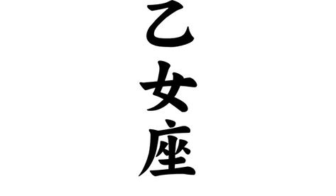 Virgo Chinese Tattoo, Virgo Japanese Tattoo, Virgo In Japanese Tattoo, Chinese Tattoo, Japanese Symbol, Tasteful Tattoos, Ink Ideas, Japanese Words, Japanese Tattoo