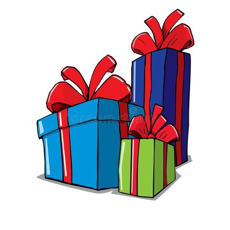 Cartoon of group of christmas gifts. Isolated on white , #SPONSORED, #christmas, #group, #Cartoon, #white, #Isolated #ad Drawings Birthday, Cartoon Christmas Presents, Presents Drawing, Birthday Drawing Ideas, Cartoon Present, Christmas Clipart Free, Present Drawing, Birthday Drawing, Clipart Birthday