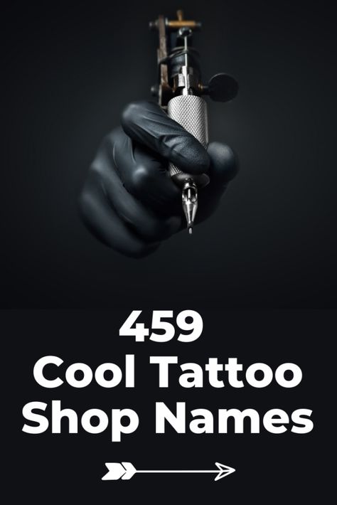 Cool tattoo shop names Tattoo Business Name Ideas, Tattoo Studio Name Ideas, Pmu Business Names, Tattoo Shop Names Ideas, Tattoo Studio Logo Design, Tattoo Shop Logo Design, Tattoo Shop Logo, Tattoo Studio Logo, Parlour Names