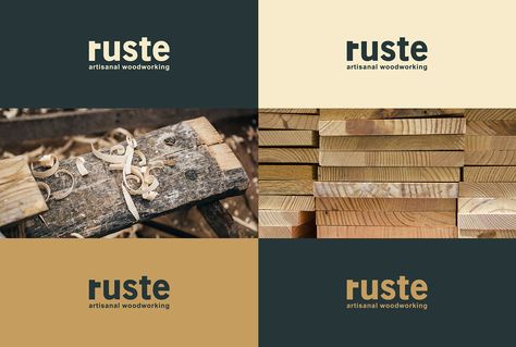 RUSTE WOODWORKING / Branding Design on Behance Woodworking Quotes, Woodworking Garage, Basic Woodworking, Woodworking Equipment, Woodworking Basics, Intarsia Woodworking, Woodworking Box, Woodworking Toys, Woodworking Books