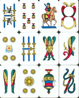 Scopa cards. Scopa Cards Tattoo, Italian Playing Cards, Scopa Cards, Italian Heritage Month, Catholic Tattoos, Vintage Italian Posters, Italian Tattoos, Italian Posters, Divination Cards