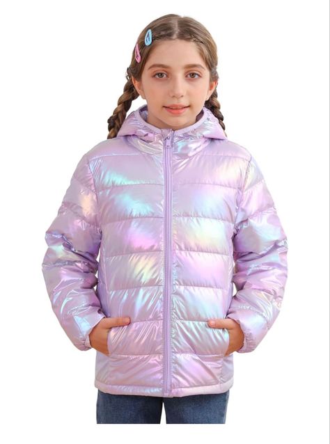 Amazon.com: Enlifety Girls Puffer Jacket Cute Print Warm Puffy Coat Outwear with Pockets for Fall Winter Spring Size 4-12T: Clothing, Shoes & Jewelry Bowknot Dress, Kids Winter Jackets, Girls Puffer Jacket, Warm Coats, Girls Winter Jackets, Metallic Jacket, Rashguard Swimsuit, Puffy Coat, Girls Outerwear