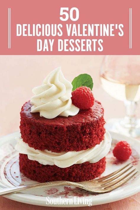 Deserts Recipes Valentines Day, Valentine Day Desserts Recipes, Strawberry Desserts For Valentines Day, Quick Valentines Desserts, Valentines Desserts Red Velvet, Valentine Baked Treats, Valentine’s Day Desert’s, February Baking, Desserts For Valentines