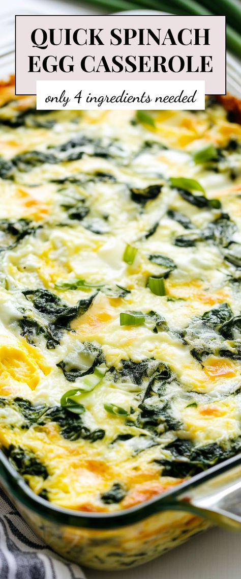 Image for Quick Spinach Egg Casserole Breakfast Casserole With Spinach And Feta, Spinach Egg Cheese Casserole, Breakfast Spinach Casserole, Spinach Mushroom Egg Bake, Egg Cheese Spinach Breakfast Casserole, Spinach Mushroom Breakfast Casserole, Healthy Breakfast With Spinach, Spinach Egg Casserole Breakfast, Spinach Omelette Recipe Breakfast