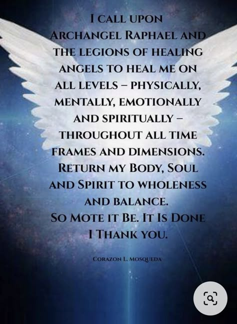 Spiritual Quotes Inspirational, Om Spiritual, Enlightenment Quotes, Angel Meditation, Guardian Angels Prayer, Archangel Prayers, Spirituality Affirmations, Healing Angels, Archangel Raphael