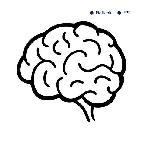 A drawing of a brain that has the word brain on it | Premium AI-generated vector Drawing Of A Brain, Brain Drawings, Brain Vector, Brain Drawing, Brain Illustration, Packaging Labels Design, Graphics Designer, Painting Canvas, A Drawing