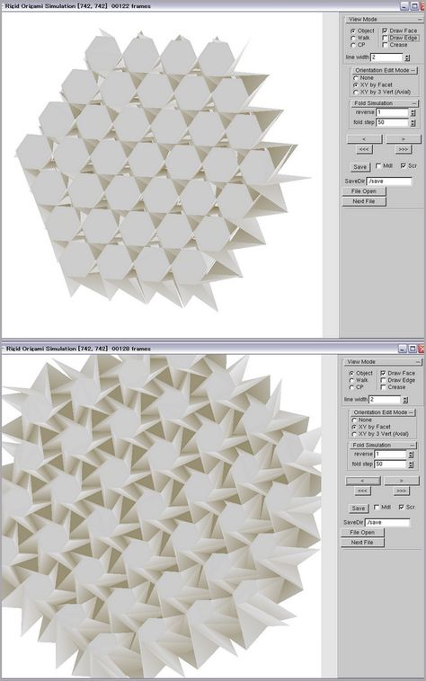 3D Tessellation Hexagon Twist | by Prof. YM 3d Tessellation, Origami Patterns, Architecture Design Sketch, Design Sketch, Online Photo, Architecture Design, Photo Sharing, Origami, Software