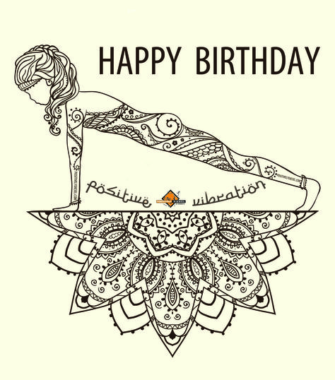 Happy Birthday Yoga Birthday Wishes, Happy Birthday Fitness, Happy Birthday Yoga, Birthday Yoga, Funny Birthday Message, Birthday Wishes Greeting Cards, Yoga Men, Birthday Wishes Greetings, Happy Birthday Art