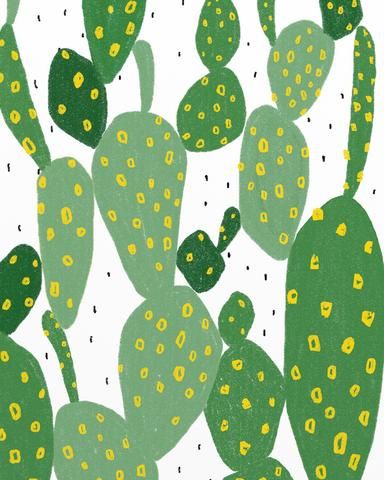 Wonderland Ophelia Pang, Cactus Illustration, Cactus Art, Cactus Print, Pattern Illustration, Art Abstrait, Surface Pattern, Textures Patterns, Surface Design