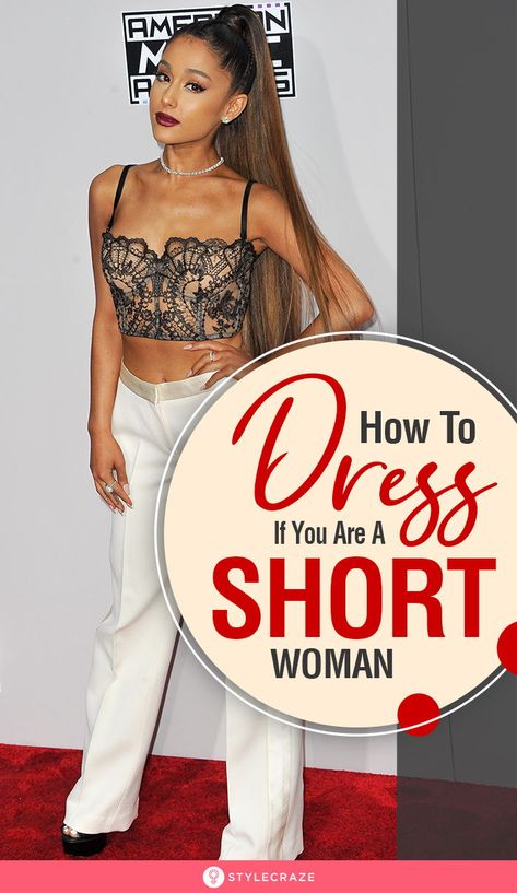 How To Dress If You Are A Petite Or A Short Woman: We’ve listed dressing ideas, fashion tips, Dos & Don’ts, and a lot more to give you an idea about how to dress up for your body type. Here's a 360 degree tour of everything there is to know about outfit ideas for short girls. #Fashion #Tips #Tricks Short Women Outfits, Style For Short Women, Outfits For Short Women, Short Girl Outfits, Short Girl Fashion, Dress For Petite Women, Fashion For Petite Women, Petite Fashion Tips, Short Women Fashion