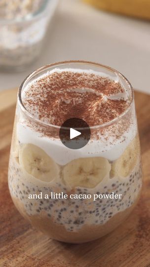 Banoffee Overnight Oats, Cacao Powder, My Partner, Vegan Cooking, Overnight Oats, Oats, Good Things