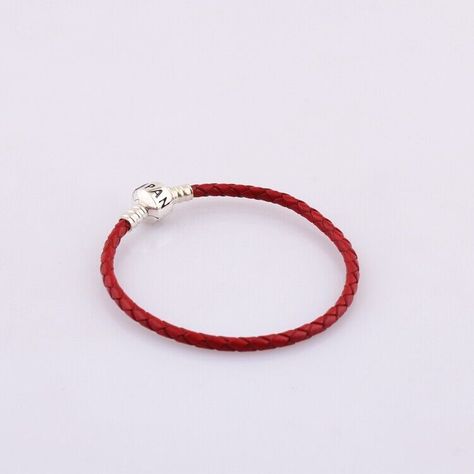 Pandora S925  Double Woven RED Braided LEATHER Bracelet UK 590705CRD  Authentic Casual Red Resizable Braided Bracelets, Red Bohemian Woven Braided Bracelets, Bohemian Red Woven Braided Bracelet, Elegant Red Adjustable Braided Bracelet, Red Adjustable Braided Bracelet, Braided Leather Bracelet, Fine Jewelry Bracelets, Braided Leather, Bracelets And Charms