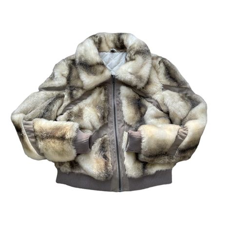 Vintage faux fur jacket Y2K faux fur bomber... - Depop Real Fur, Faux Fur Jacket, Fur Jacket, Dream Wardrobe, Faux Fur, Bomber Jacket, Leather Jacket, Wardrobe, Cream