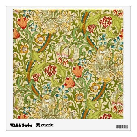 $19.20 | William Morris Golden Lily Vintage Pre-Raphaelite #william morris, floral, morris, pre-raphaelite, vintage, artistic, pattern, golden lily, arts and crafts, lily Morris And Co Wallpaper, Golden Lily Wallpaper, Green Ipad Wallpaper, Morris And Company, Company Wallpaper, Morris And Co, Green Ipad, William Morris Wallpaper, Lily Wallpaper