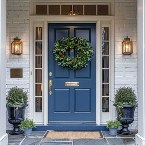 Colored front door