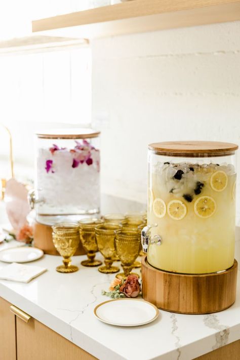 A Welcome Party For Spring Florals Influencer Event Boho Grand Opening Party, Poosh Wellness Event, Summer Launch Party, Women's Event Decor, Grand Opening Refreshment Ideas, Spring Party Decor Ideas, Spa Launch Party Ideas, Yoga Event Decoration, Mixer Event Ideas