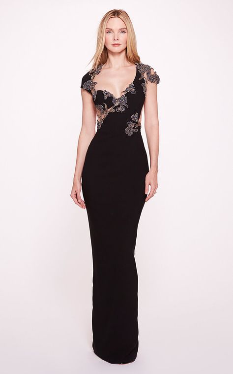 Oscars Gown, Classy Evening Gowns, Asymmetric Gown, Asymmetrical Gown, Marchesa Fashion, Marchesa Dress, Marchesa Spring, Chic Evening Dress, Runway Gowns