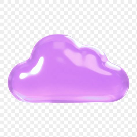 Purple 3d Icons, 3d Clouds, 3d Elements, Icon White, Cloud Stickers, Cloud Icon, 3d Png, Icons 3d, 3d Icons