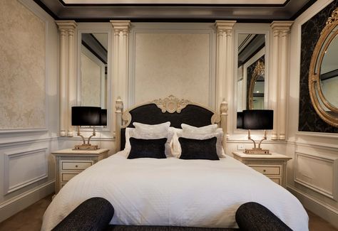 Grand Bedroom, English Bedroom, Luxury Bedroom Suite, European Bedroom, Mark Alexander, Georgian Interiors, Wallpaper Luxury, Wallpaper Interior Design, Luxury Bedroom Design