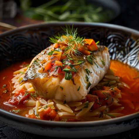 Braised Chilean Sea Bass Recipe Sea Bass Meals, Poached Sea Bass Recipes, Chilean Sea Bass Recipe Pan Seared, Sea Bass Fillet Recipes, Seabass Recipe, Chilean Sea Bass Recipe, Southern Sausage Gravy, Bass Recipes, Sea Bass Recipe