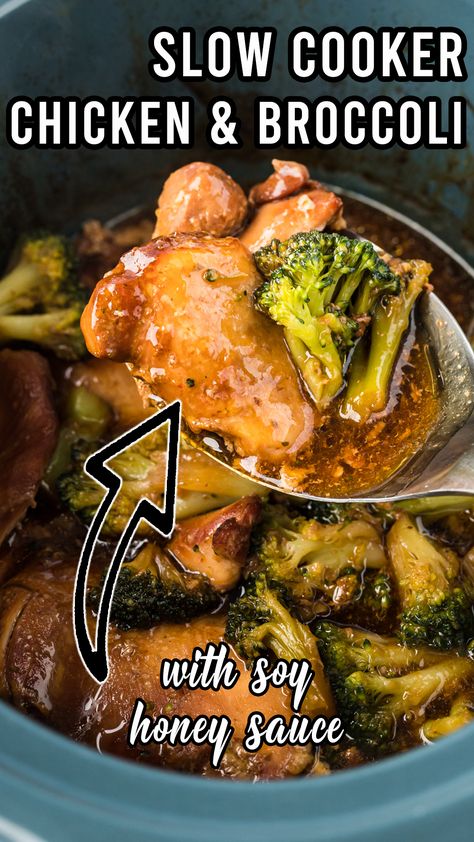 Boneless Chicken Thighs Crockpot, Slow Cooker Chicken Broccoli, Chicken Thighs Slow Cooker Recipes, Crockpot Broccoli, Chicken Breast Slow Cooker, Chicken Boneless Breast Recipes, Crockpot Chicken Thighs, Chicken Breast Crockpot Recipes, Slow Cooker Chicken Thighs