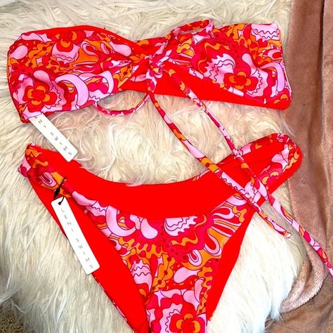 Leni Swims Rubie Bikini size S NWT Leni Swims, String Bikinis, Ruby, Swimming, Boutique, Outfit Inspo, Plus Fashion, Fashion Trends, Closet