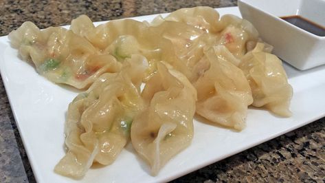 Crab meat dumplings recipe Crab Dumplings Recipe, Meat Dumplings Recipe, Meat Dumplings, Sea Food Salad Recipes, Shrimp Dumplings, Crab Meat Recipes, Seafood Entrees, Homemade Dumplings, Dumplings Recipe