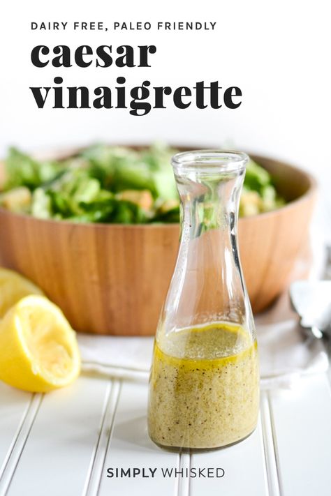 Easy Caesar Salad Dressing, Best Caesar Dressing, Caesar Salad Dressing Recipe, Caesar Dressing Recipe, Homemade Caesar Salad Dressing, Homemade Vinaigrette, Salad Dressing Recipe, Caesar Salad Dressing, Salad Dressing Recipes Homemade