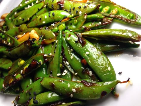 Asian Snap Peas Recipe, Recipes With Snap Peas, Sugar Peas Recipe, Snap Pea Recipe, Sugar Snap Pea Recipe, Snap Peas Recipe, Snap Pea Salad, Christine Elise, Snap Pea