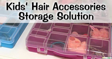 Kids&apos; Hair Accessories Storage Solution Hair Accessory Storage, Hair Clips Hairstyles, Hair Clip Storage, Clip Storage, Holiday Hair Accessories, Hair Accessories Storage, Accessory Storage, Silver Hair Clip, Toddler Hair Clips