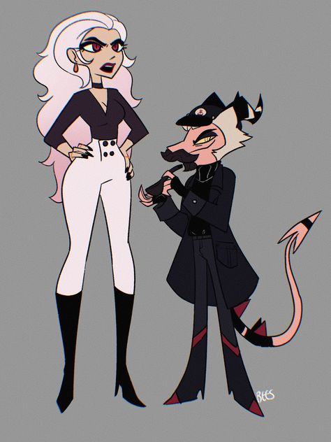 Stella X Striker, Helluva Boss Human Version, Helluva Boss Ships, Stella Fanart, Stella Helluva Boss, Boo Boo The Fool, The Great Mouse Detective, Alhambra Granada, Vivziepop Hazbin Hotel