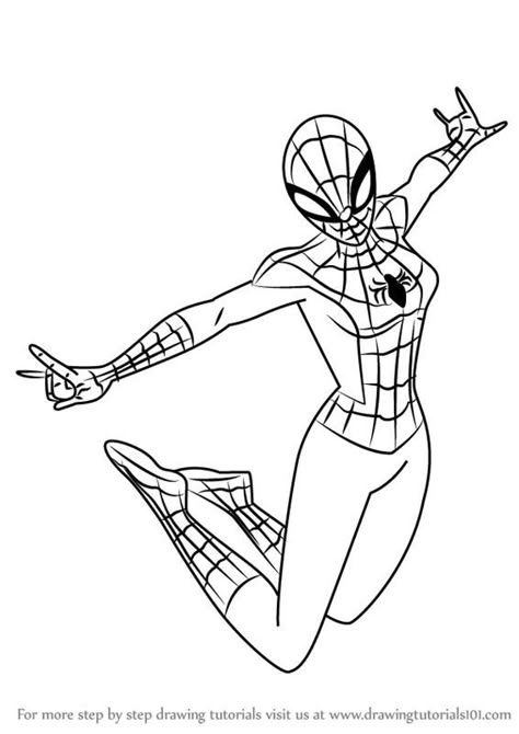 Spider Woman Outfit, Spider Draw, Female Spiderman, Suit Template, Draw Spider, Outfit Ideas Drawing, Leavers Shirt, Spiderman Girl, Woman Outfit Ideas