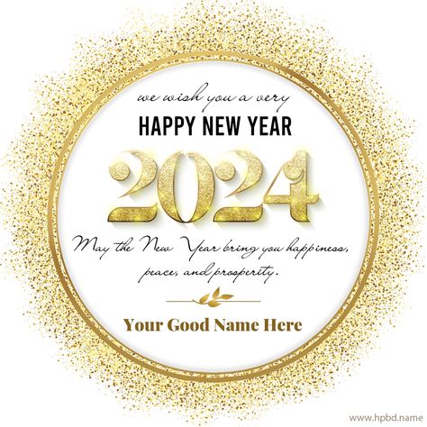 Glitter Gold Happy New Year 2024 Wishes Images Happy New Year 2024 With Name, Happy New Year 2024 Images, Greeting Cards For Friends, Cute Birthday Quotes, Number Background, New Year Wishes Cards, 2024 Wishes, New Year Wishes Images, Hotel Toiletries