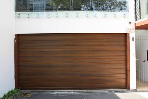 Wood Garage Door Panels, Wood Panels For Garage Doors, Cedar Plank Garage Door, Diy Modern Garage Door, Wooden Garage Door Makeover, Wood Paint Garage Door, Wood Garage Doors Diy, Diy Wooden Garage Door, Wood Panel Garage Doors