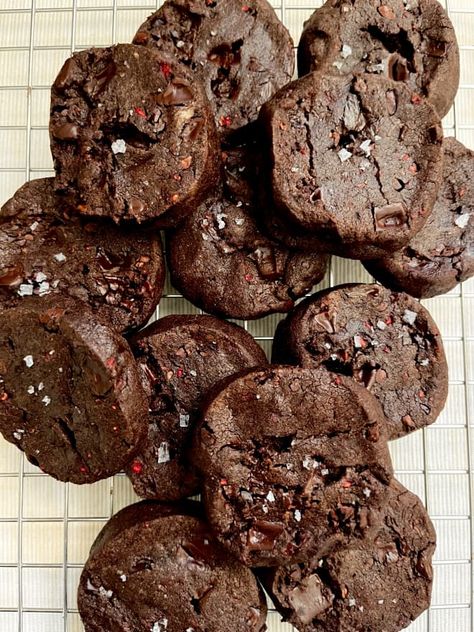 I Tried Dorie Greenspan’s New World Peace Cookies and They Are a Chocolate-Lover’s Dream Peace Cookies, World Peace Cookies, Mini Brownie Bites, Dorie Greenspan, Dutch Cocoa, Mini Brownies, Freeze Dried Raspberries, Dried Raspberries, Cocoa Nibs