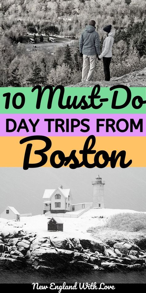 3 Days In Boston Summer, Massachusetts Day Trips, Boston To Vermont Road Trip, 2 Week New England Road Trip, Day Trip From Boston, One Day In Boston Massachusetts, New England Day Trips, Salem Massachusetts Travel, Day Trips From Boston